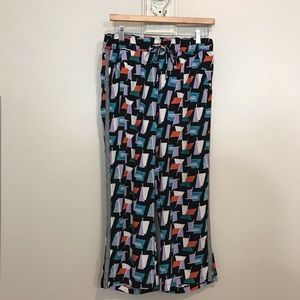 Anthropologie Hei Hei Ginza Geometric Pull On Pant